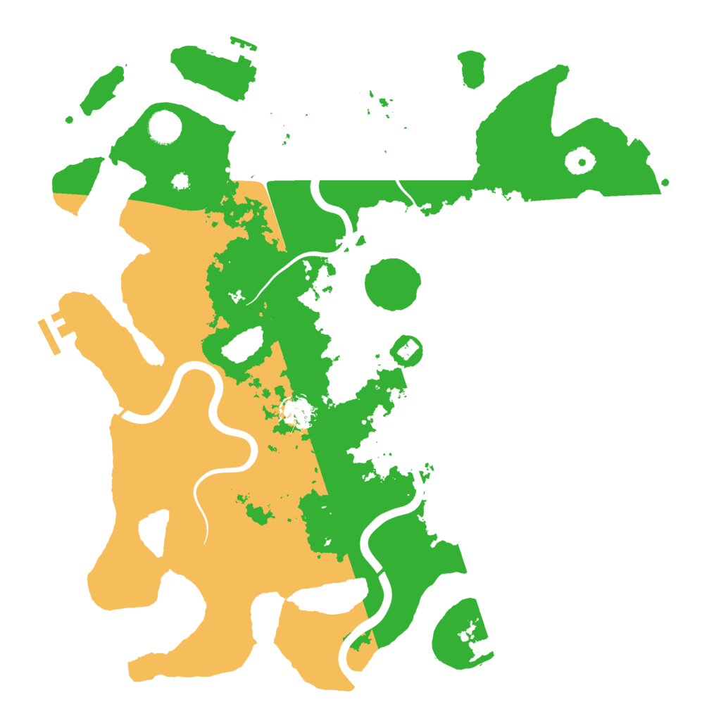 Biome Rust Map: Procedural Map, Size: 3850, Seed: 264309847