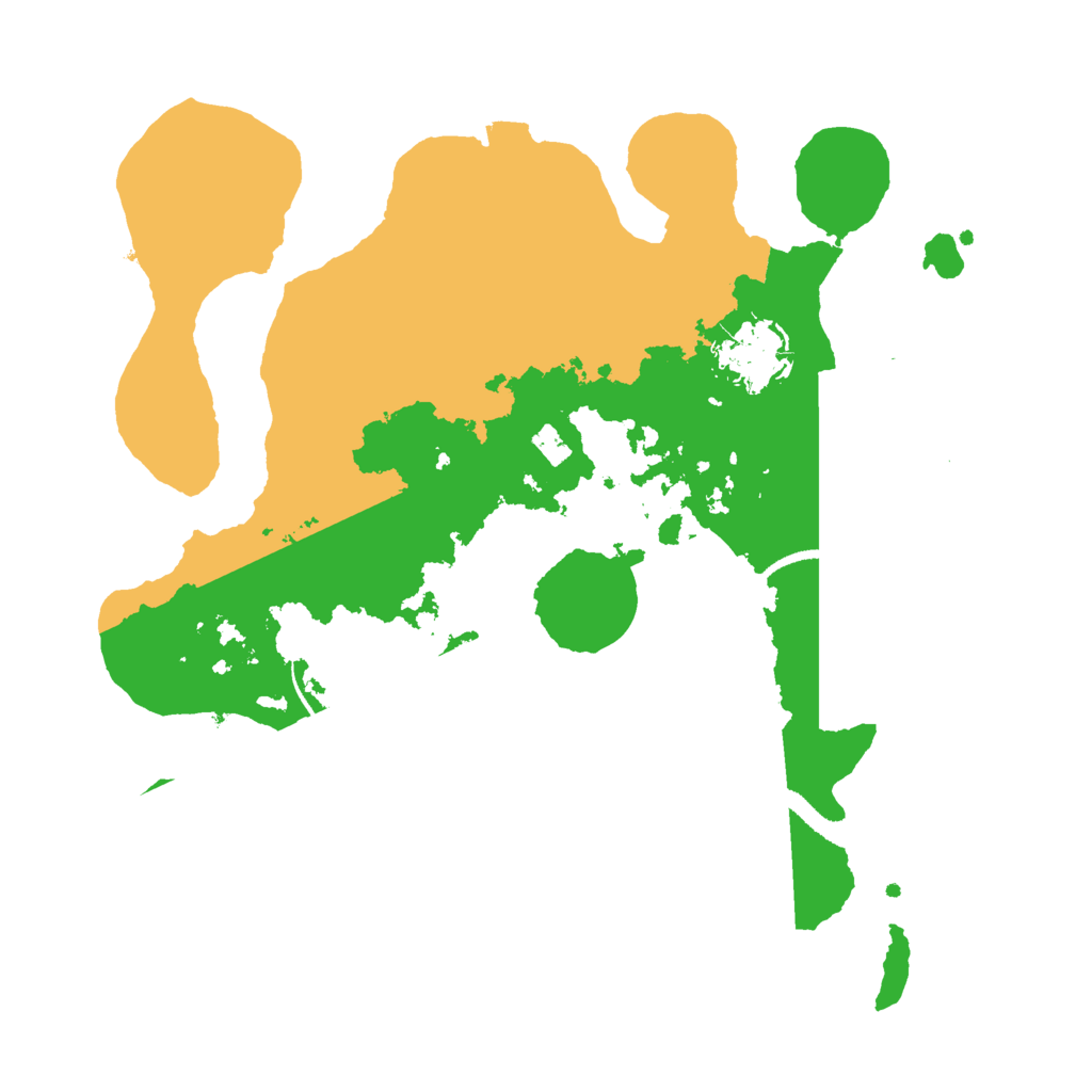 Biome Rust Map: Procedural Map, Size: 3000, Seed: 40977897