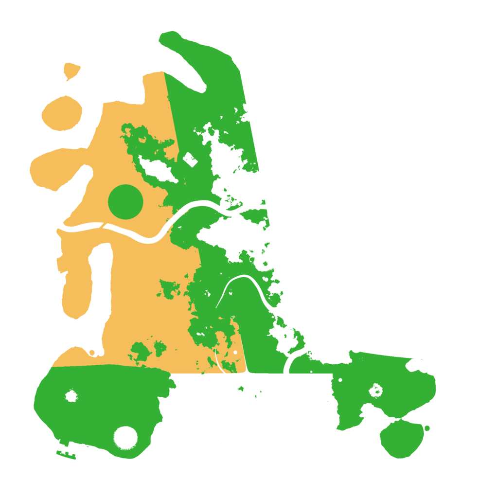 Biome Rust Map: Procedural Map, Size: 3750, Seed: 279889125