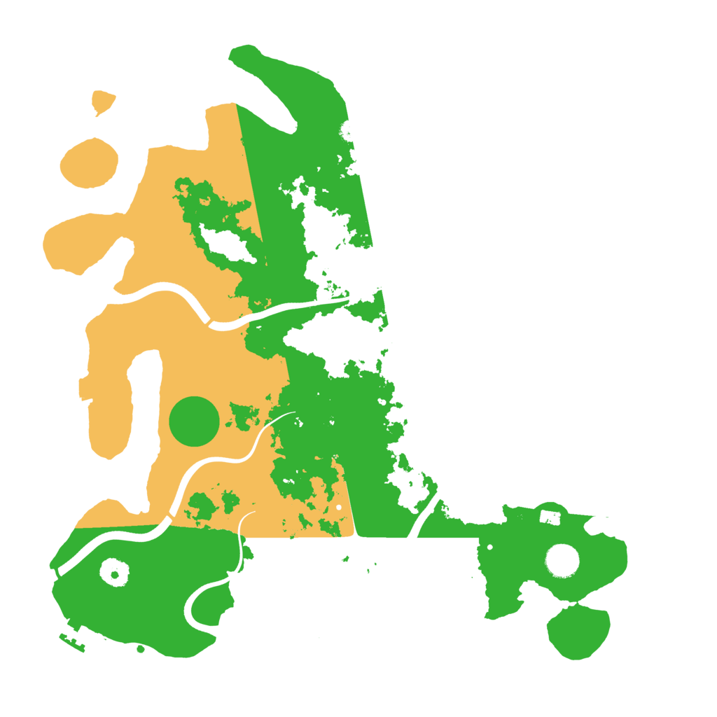 Biome Rust Map: Procedural Map, Size: 3750, Seed: 279889125