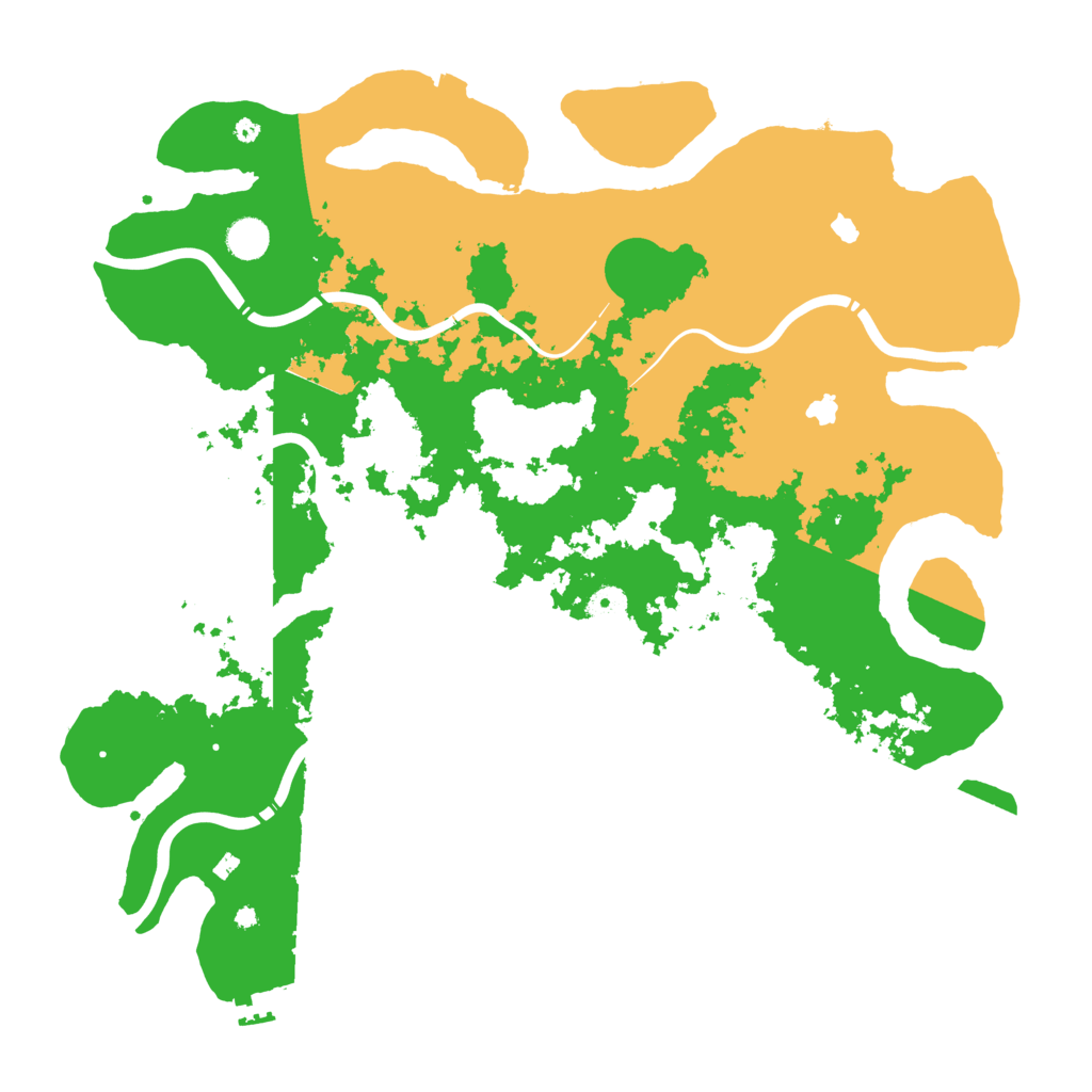 Biome Rust Map: Procedural Map, Size: 4500, Seed: 1500150421