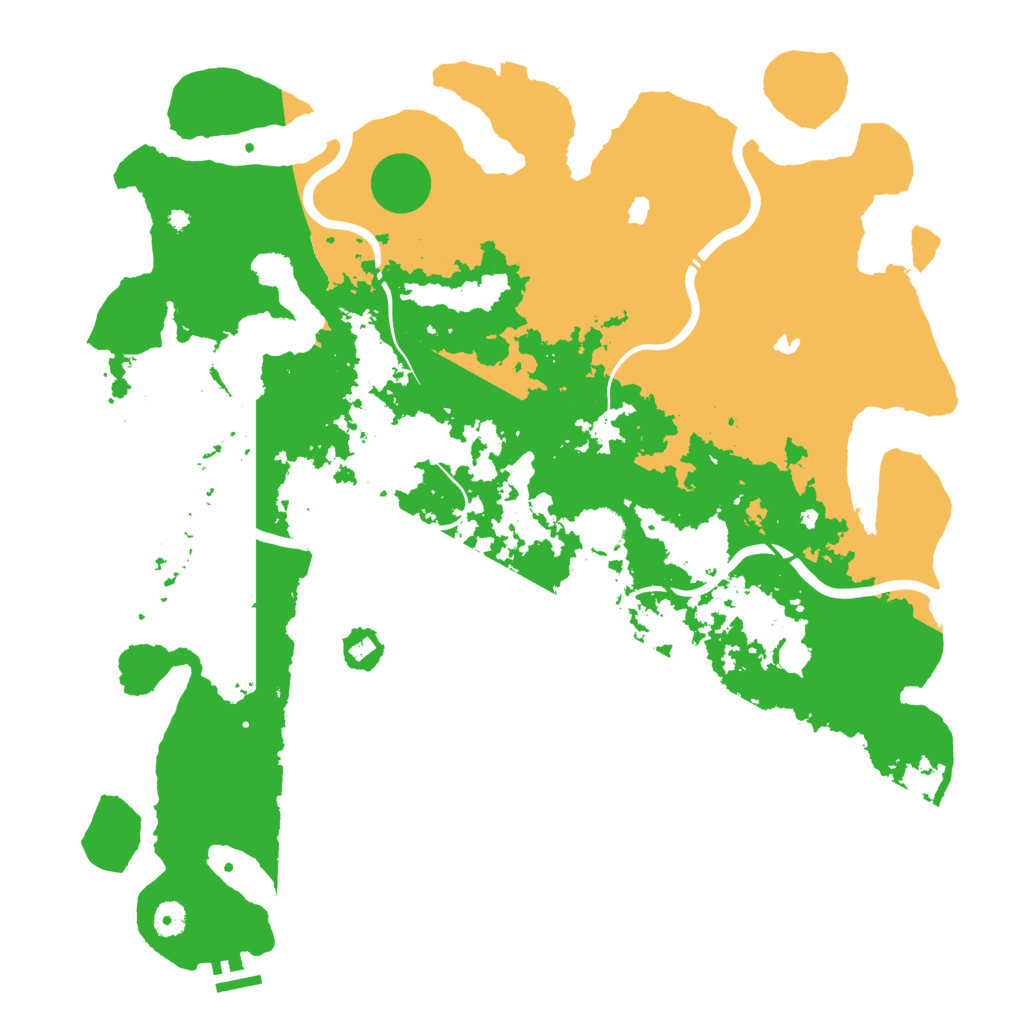 Biome Rust Map: Procedural Map, Size: 4500, Seed: 949936194