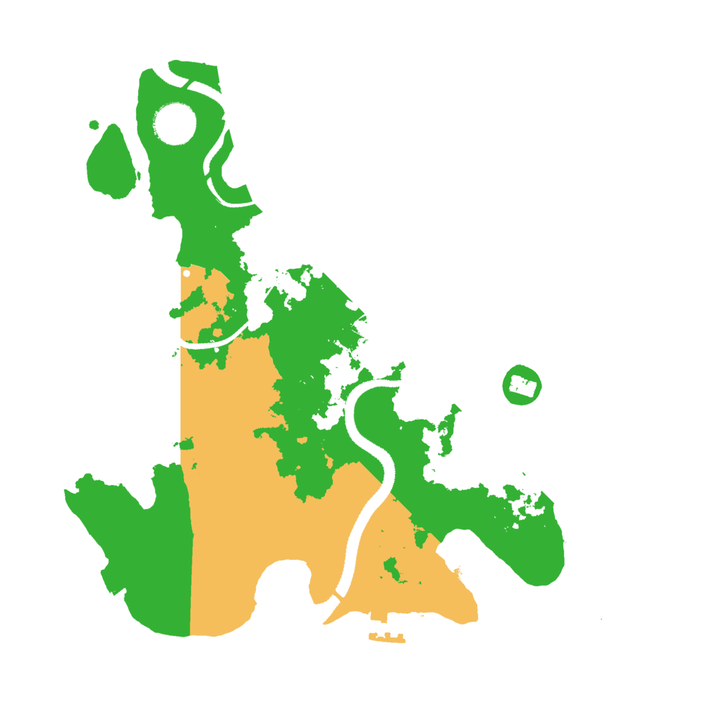 Biome Rust Map: Procedural Map, Size: 3000, Seed: 1981038610