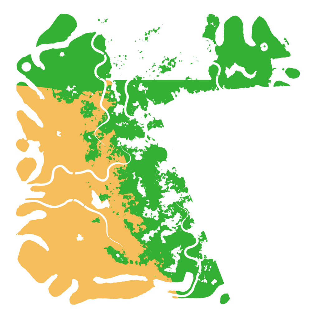 Biome Rust Map: Procedural Map, Size: 6000, Seed: 1441528865