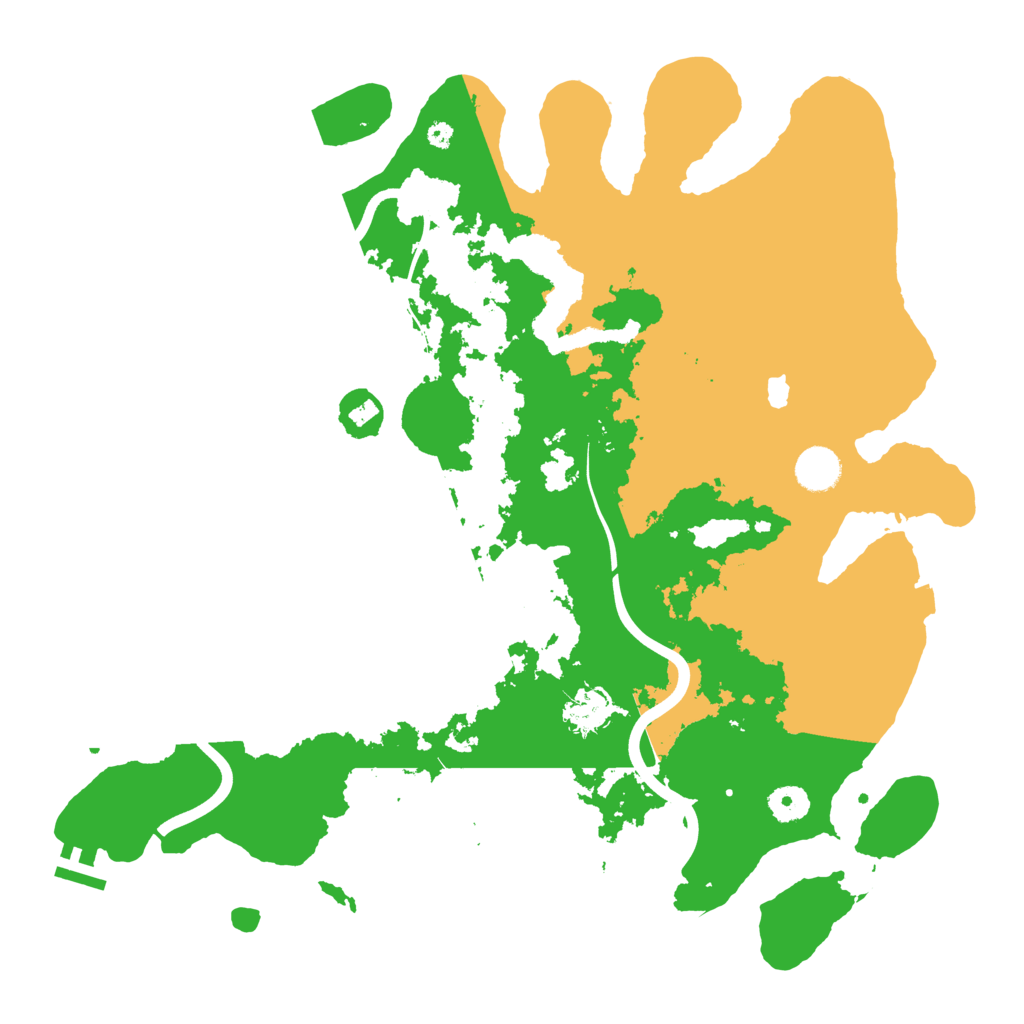 Biome Rust Map: Procedural Map, Size: 4000, Seed: 1054272542