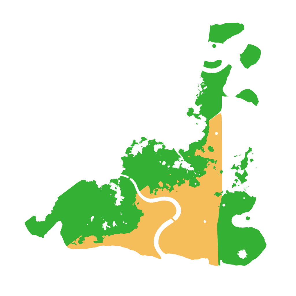 Biome Rust Map: Procedural Map, Size: 3000, Seed: 65797698