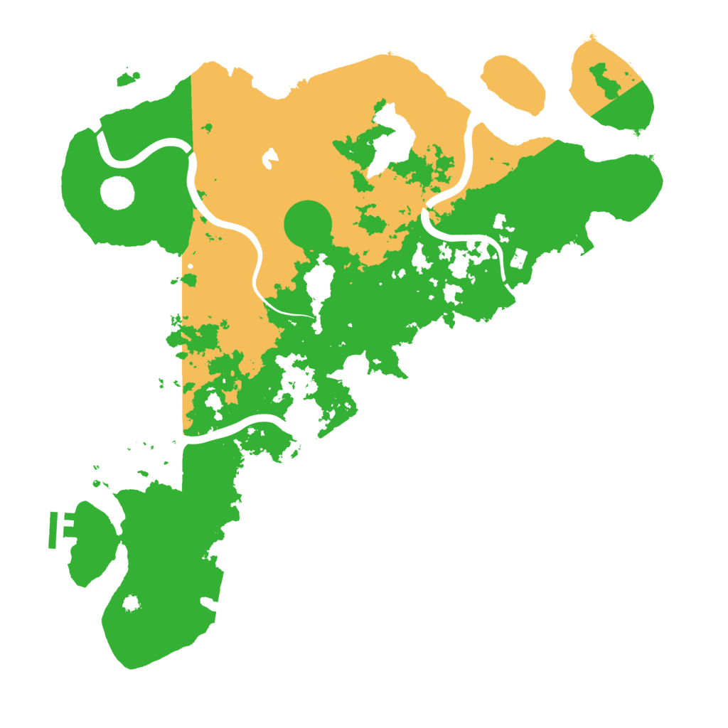 Biome Rust Map: Procedural Map, Size: 4000, Seed: 22221