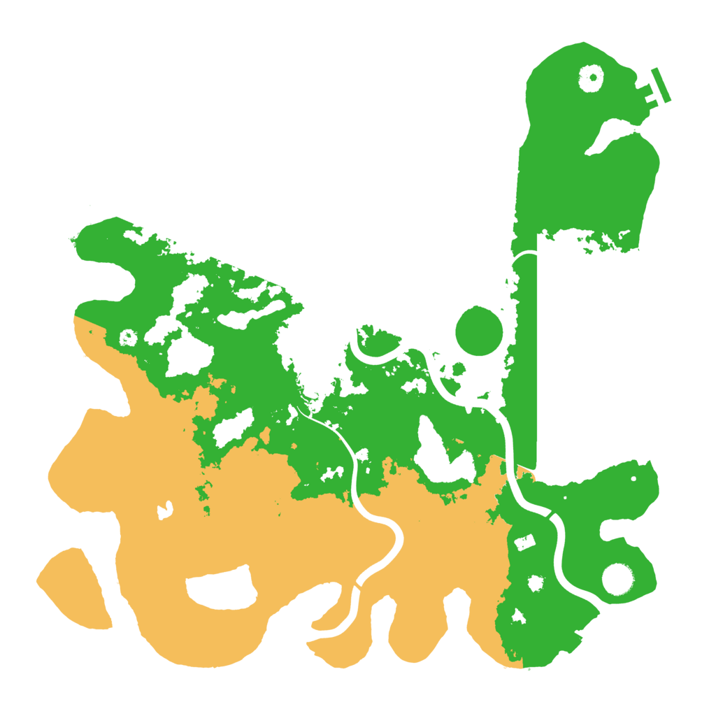 Biome Rust Map: Procedural Map, Size: 4000, Seed: 676735261