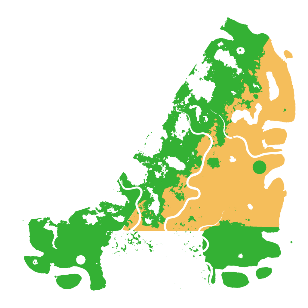 Biome Rust Map: Procedural Map, Size: 6000, Seed: 728491