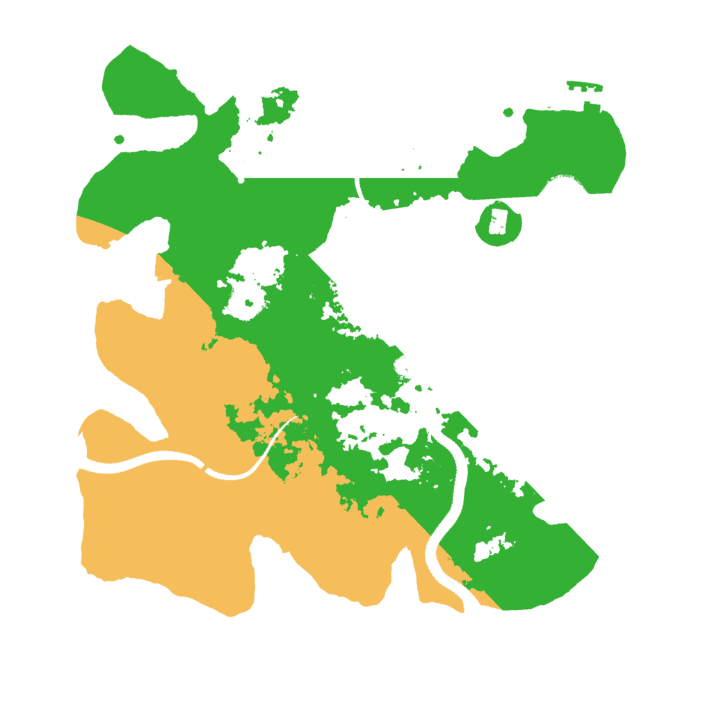 Biome Rust Map: Procedural Map, Size: 3000, Seed: 1452703614