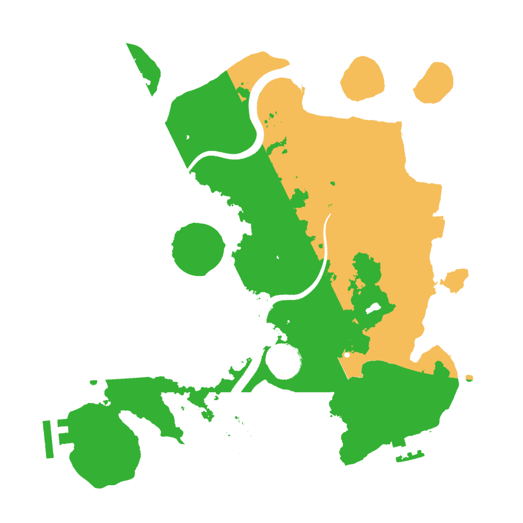 Biome Rust Map: Procedural Map, Size: 2800, Seed: 619645560