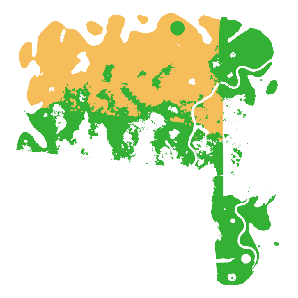 Biome Rust Map: Procedural Map, Size: 5500, Seed: 20250731