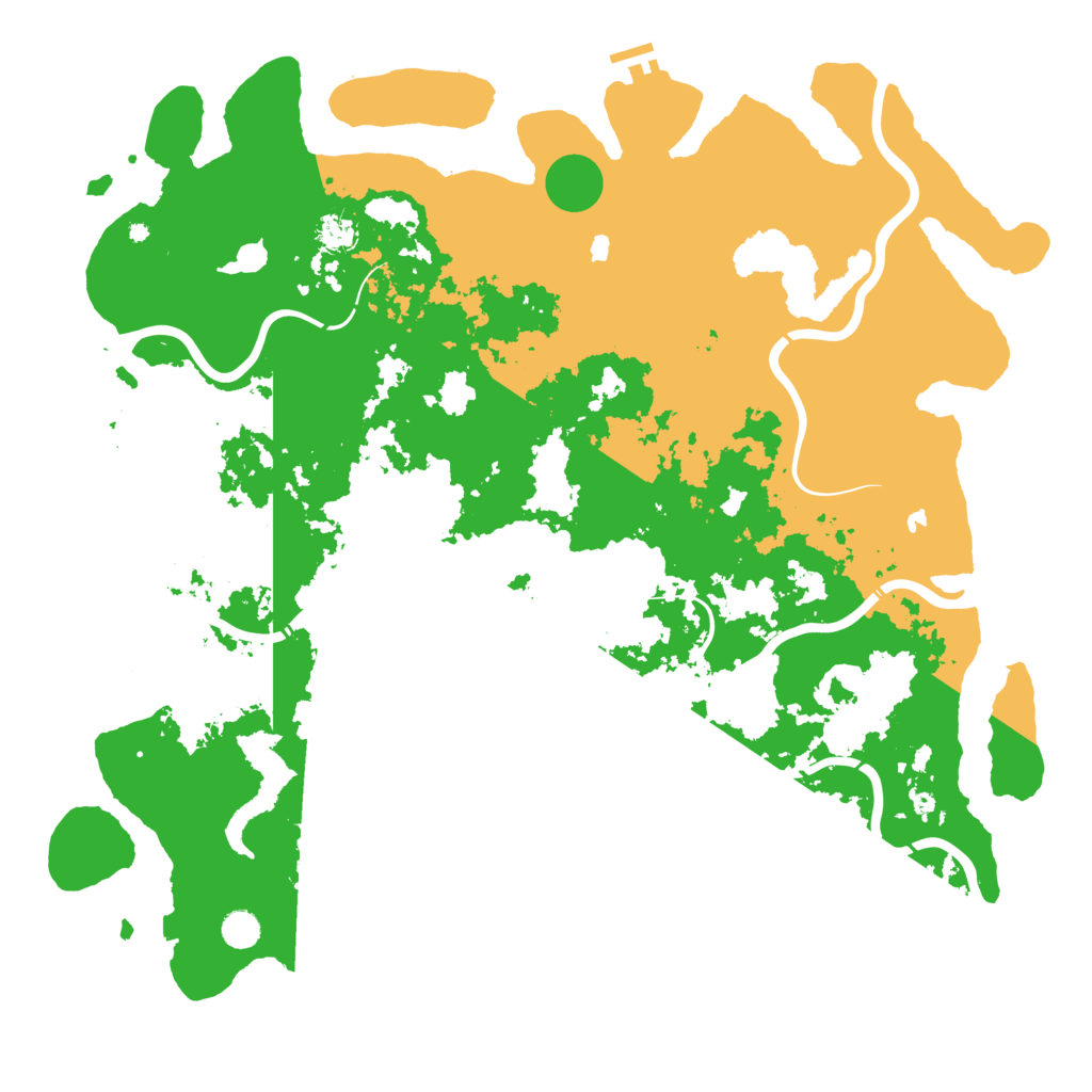 Biome Rust Map: Procedural Map, Size: 5000, Seed: 1896686445