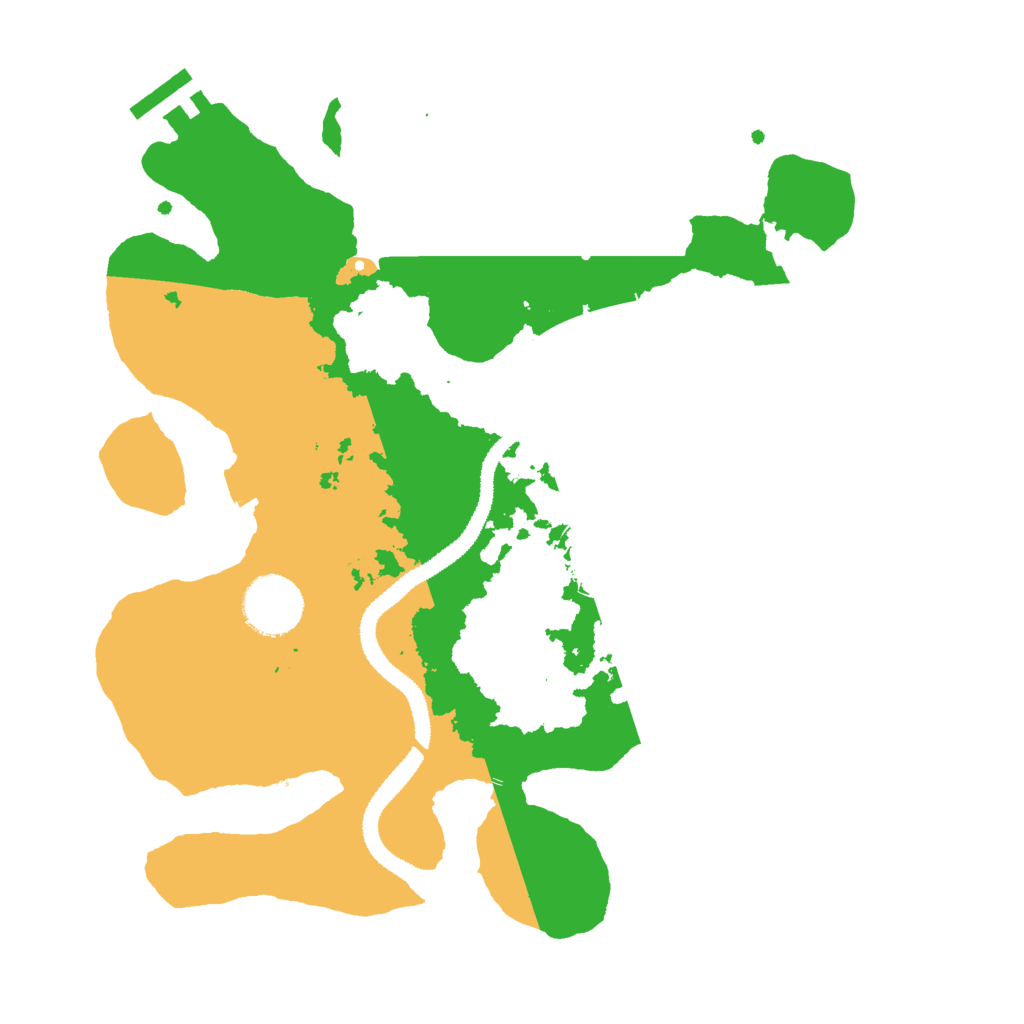 Biome Rust Map: Procedural Map, Size: 3000, Seed: 74034975