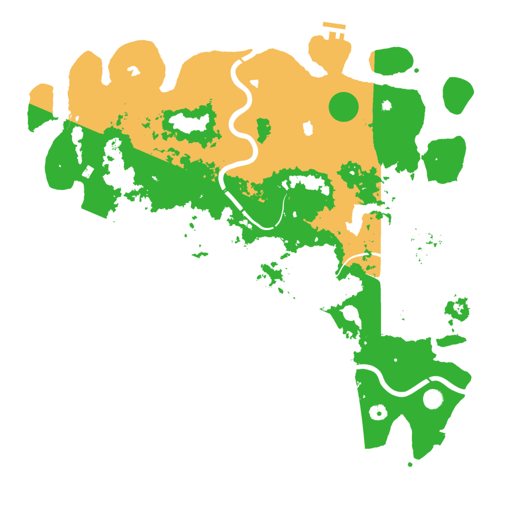 Biome Rust Map: Procedural Map, Size: 4500, Seed: 770013140