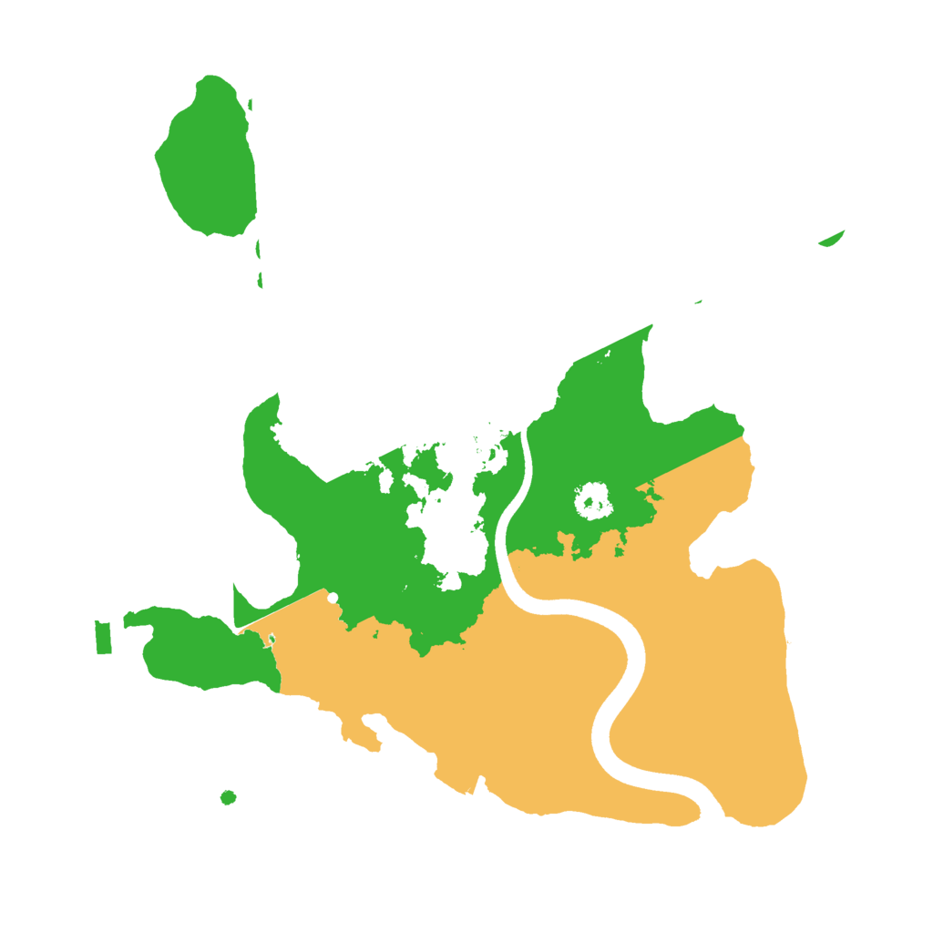 Biome Rust Map: Procedural Map, Size: 2500, Seed: 2005371453
