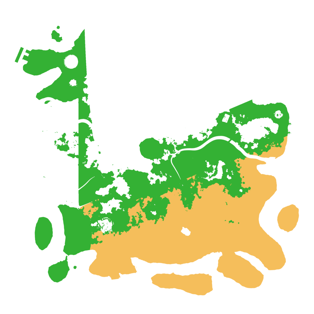 Biome Rust Map: Procedural Map, Size: 4000, Seed: 135167