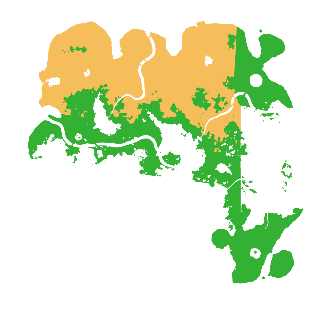 Biome Rust Map: Procedural Map, Size: 4500, Seed: 424824671