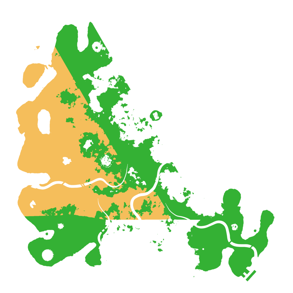 Biome Rust Map: Procedural Map, Size: 4500, Seed: 378866715