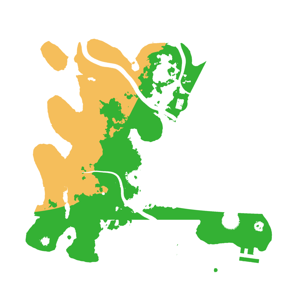 Biome Rust Map: Procedural Map, Size: 3000, Seed: 2000029790