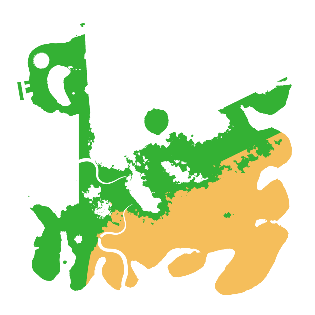 Biome Rust Map: Procedural Map, Size: 3500, Seed: 2073678469