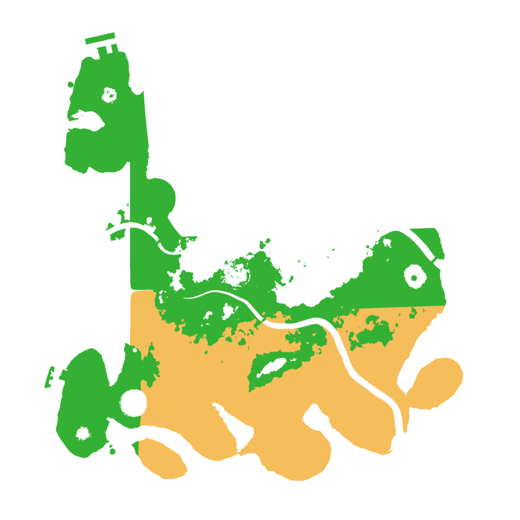 Biome Rust Map: Procedural Map, Size: 3500, Seed: 2034061146