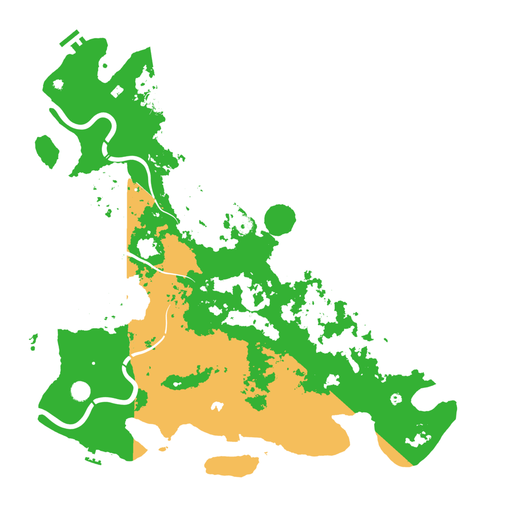 Biome Rust Map: Procedural Map, Size: 4500, Seed: 76124