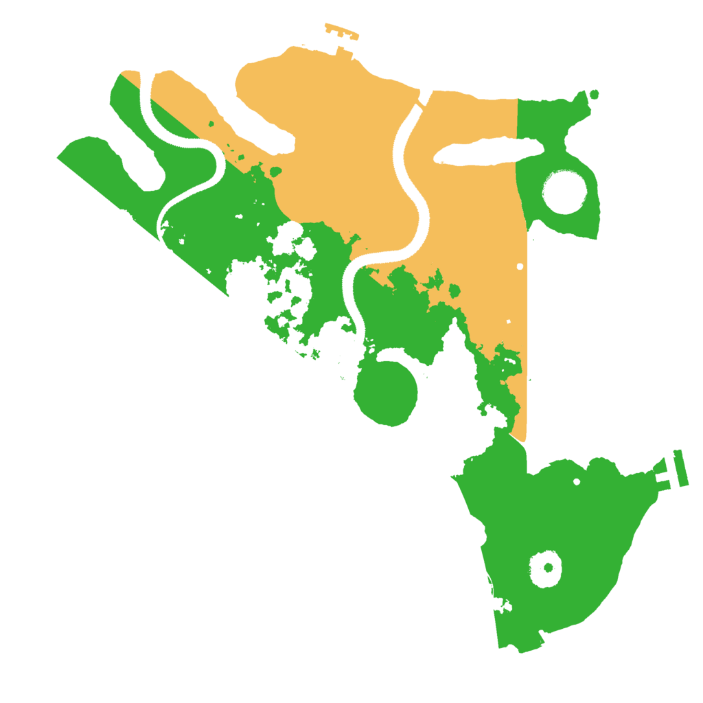 Biome Rust Map: Procedural Map, Size: 3000, Seed: 855293979