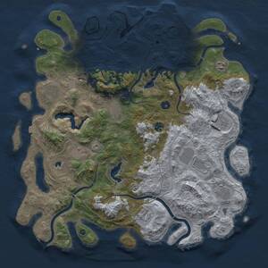 Thumbnail Rust Map: Procedural Map, Size: 4500, Seed: 1777582095, 15 Monuments