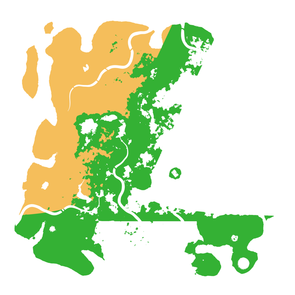 Biome Rust Map: Procedural Map, Size: 4500, Seed: 58635508
