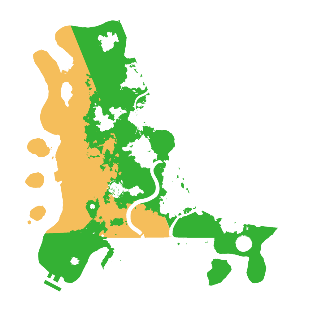 Biome Rust Map: Procedural Map, Size: 3500, Seed: 523973596
