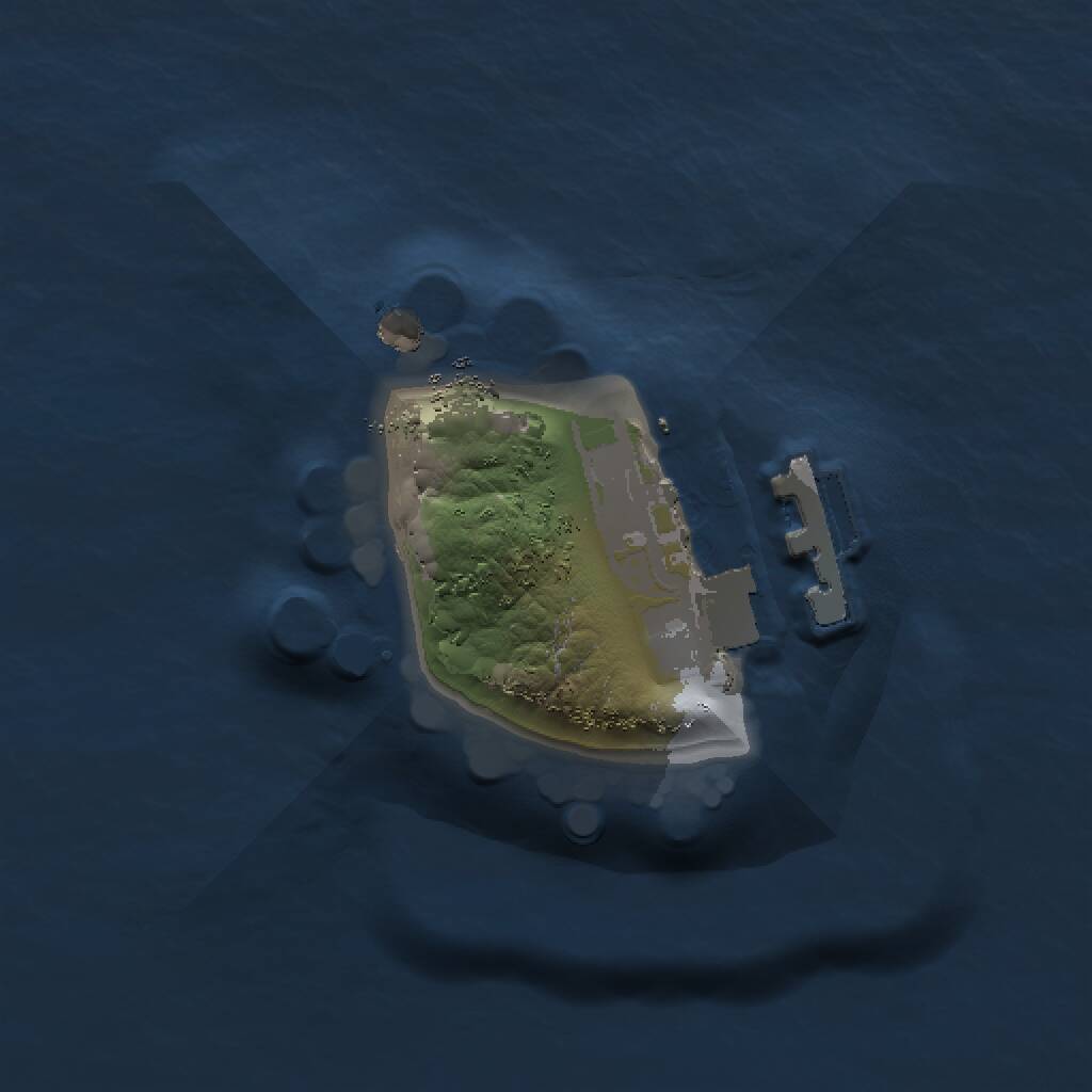 Rust Map: Procedural Map, Size: 1000, Seed: 559058774, 2 Monuments