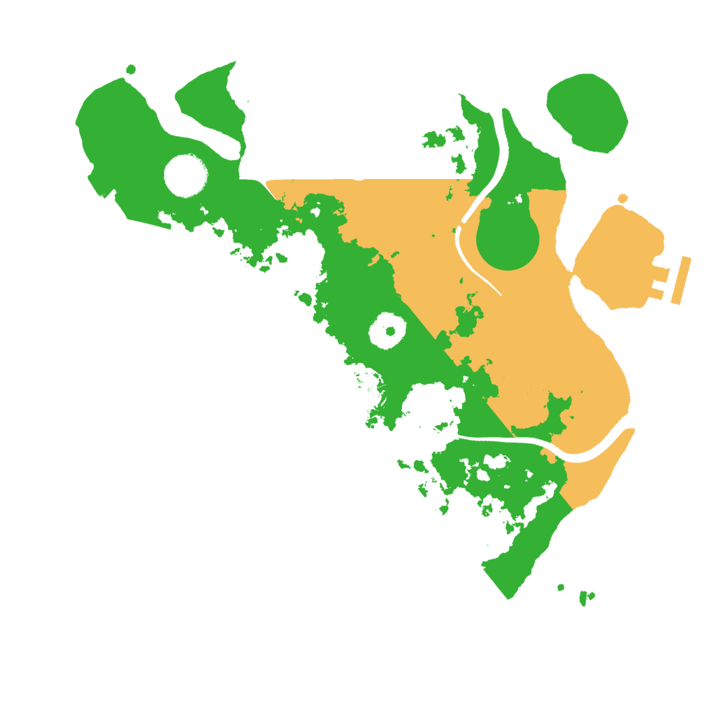 Biome Rust Map: Procedural Map, Size: 3000, Seed: 2134305974