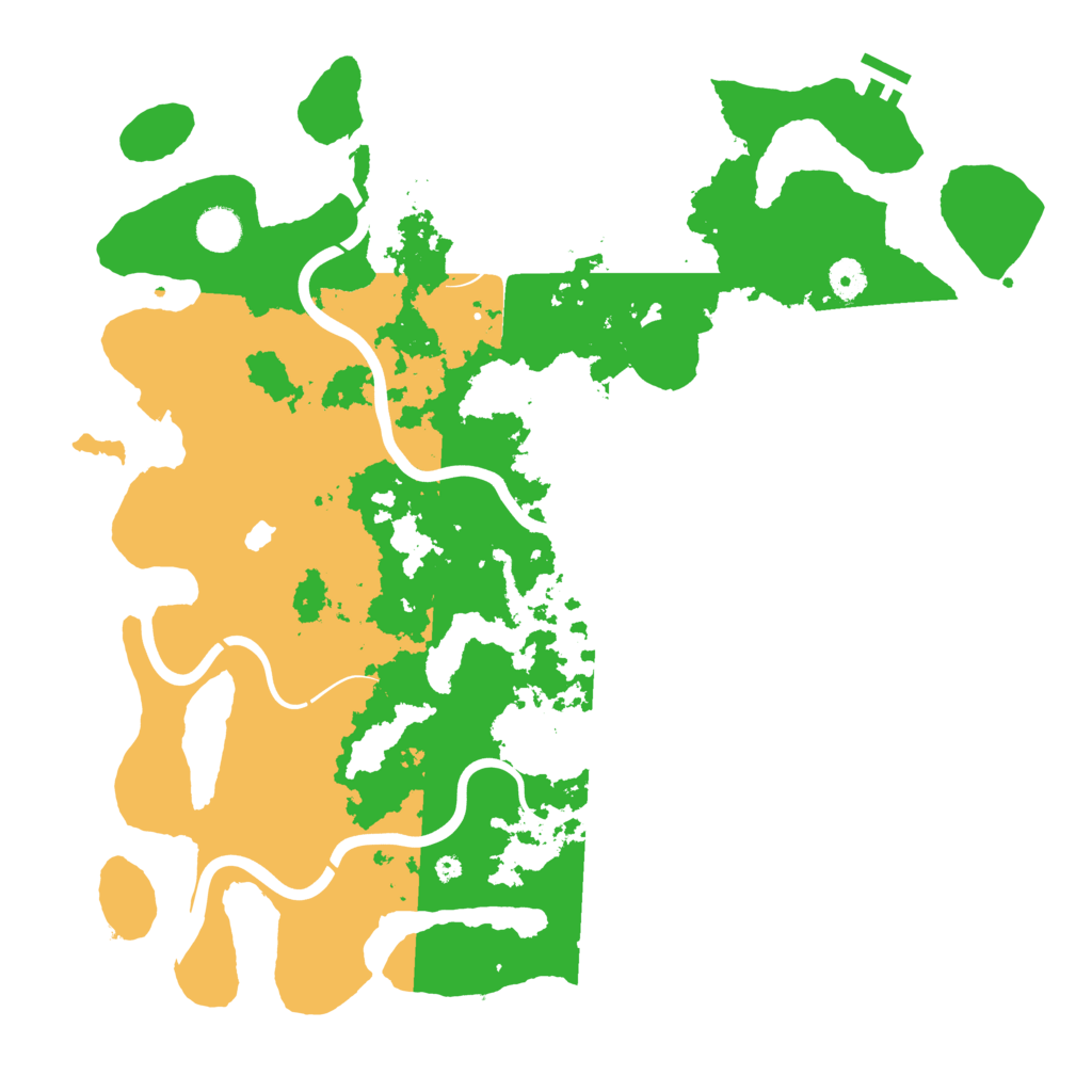 Biome Rust Map: Procedural Map, Size: 4250, Seed: 19415