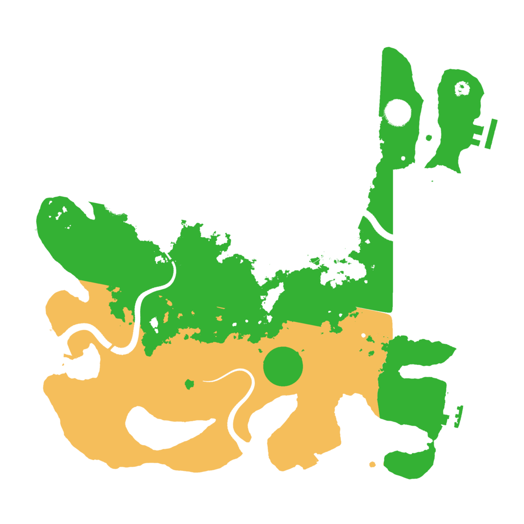 Biome Rust Map: Procedural Map, Size: 3500, Seed: 918513958