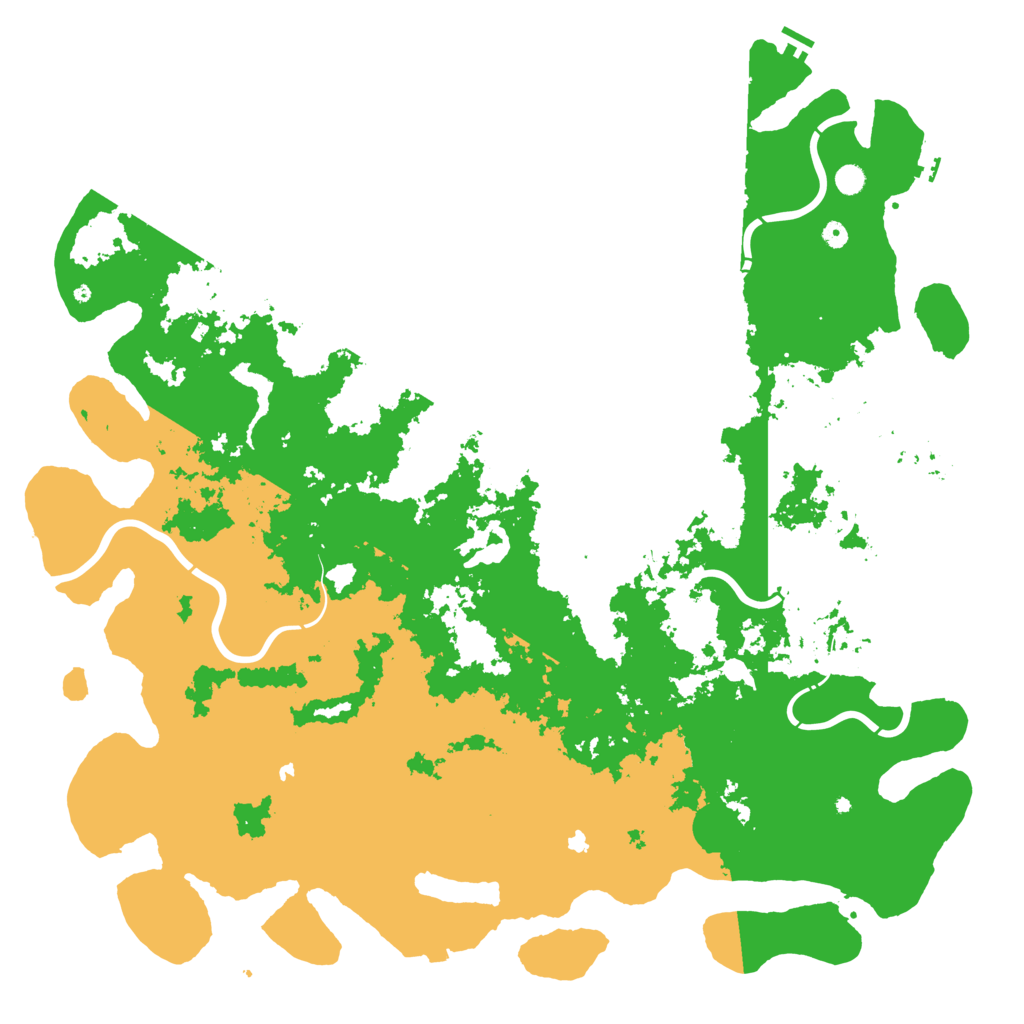 Biome Rust Map: Procedural Map, Size: 6000, Seed: 1969401640