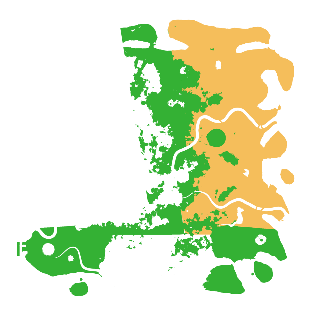 Biome Rust Map: Procedural Map, Size: 4500, Seed: 524274759