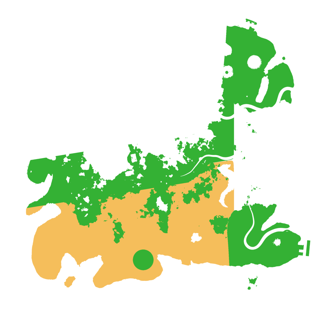Biome Rust Map: Procedural Map, Size: 4000, Seed: 266585299