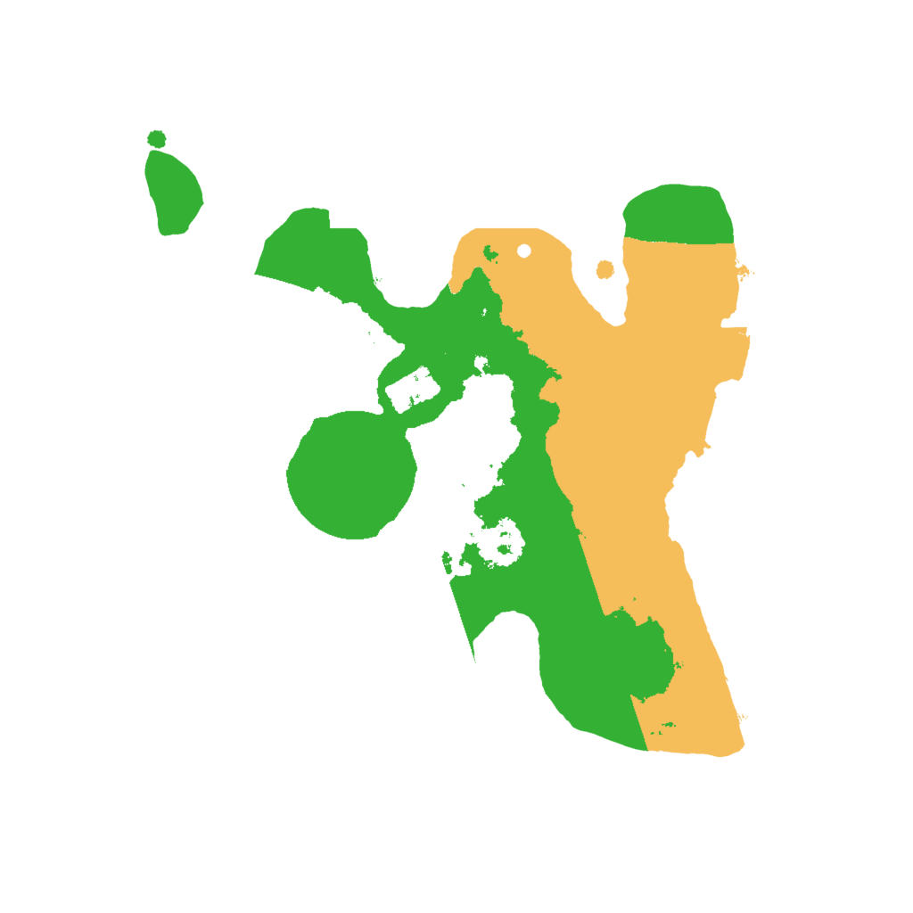 Biome Rust Map: Procedural Map, Size: 2000, Seed: 77771343