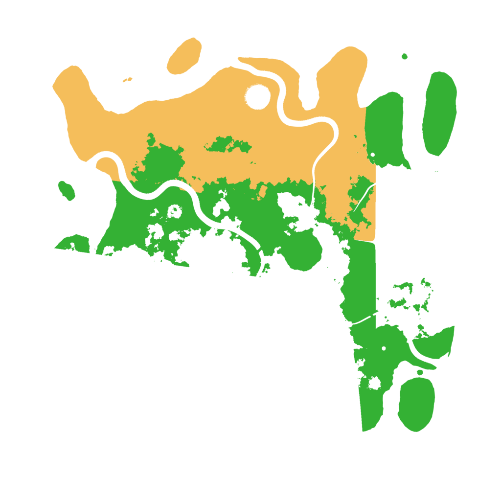 Biome Rust Map: Procedural Map, Size: 3500, Seed: 481704768