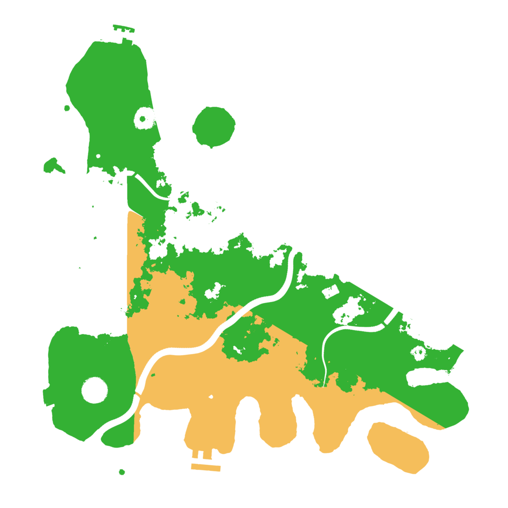 Biome Rust Map: Procedural Map, Size: 3500, Seed: 1715519546