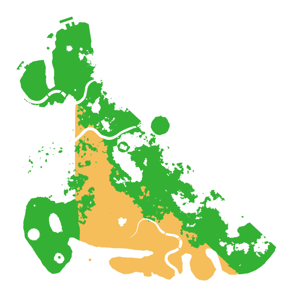 Biome Rust Map: Procedural Map, Size: 4450, Seed: 1161911026