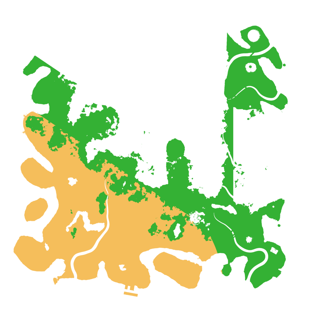 Biome Rust Map: Procedural Map, Size: 4500, Seed: 78955152