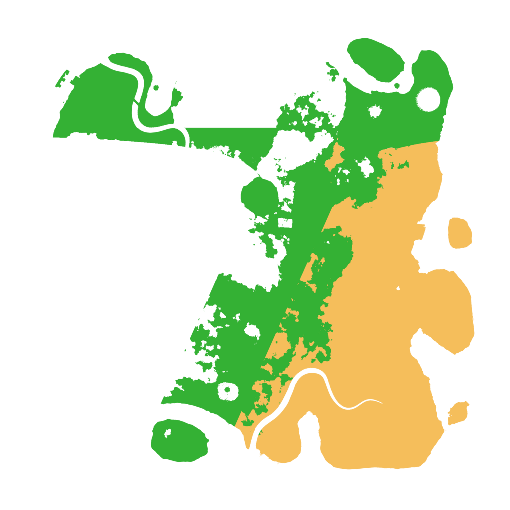 Biome Rust Map: Procedural Map, Size: 3800, Seed: 44088945