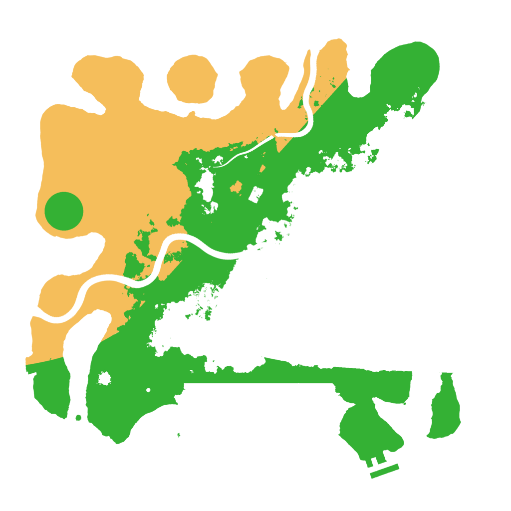 Biome Rust Map: Procedural Map, Size: 3500, Seed: 1932014331