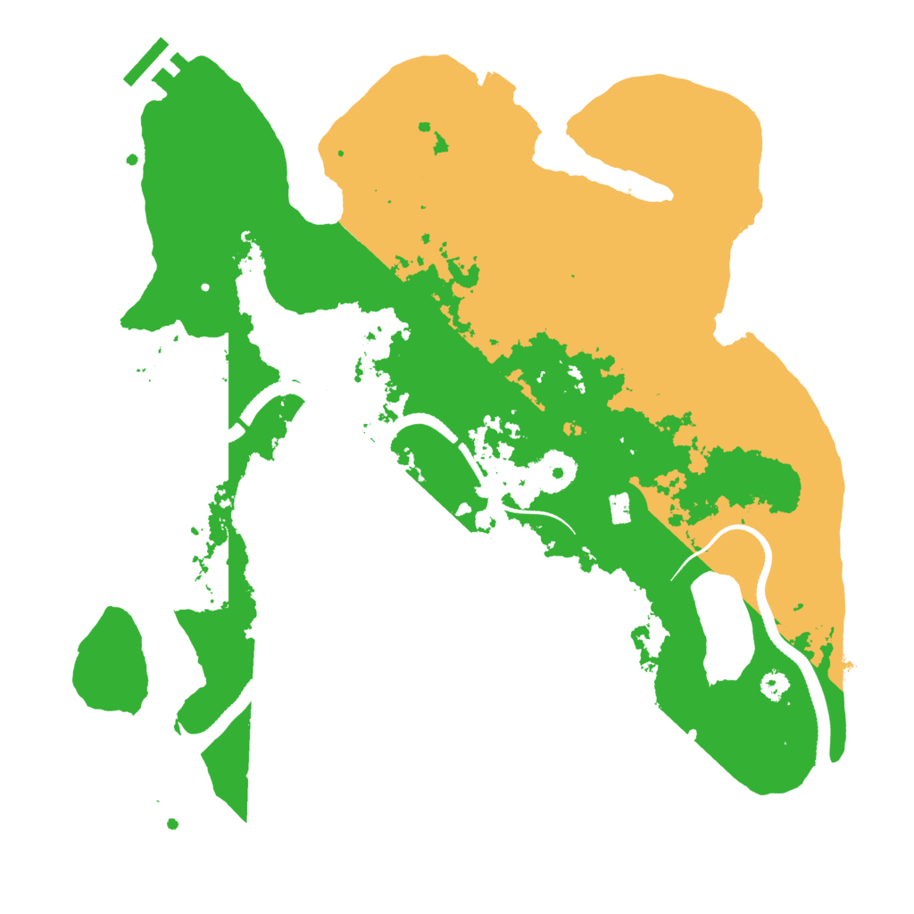 Biome Rust Map: Procedural Map, Size: 3250, Seed: 882194