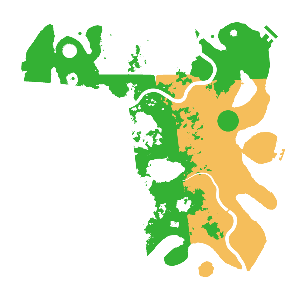 Biome Rust Map: Procedural Map, Size: 3700, Seed: 1285762887