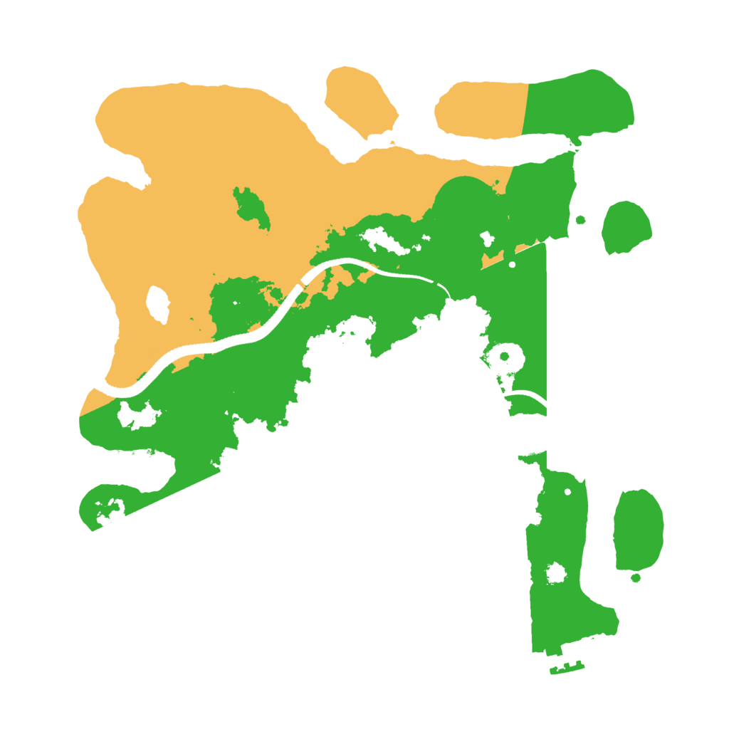 Biome Rust Map: Procedural Map, Size: 3200, Seed: 120