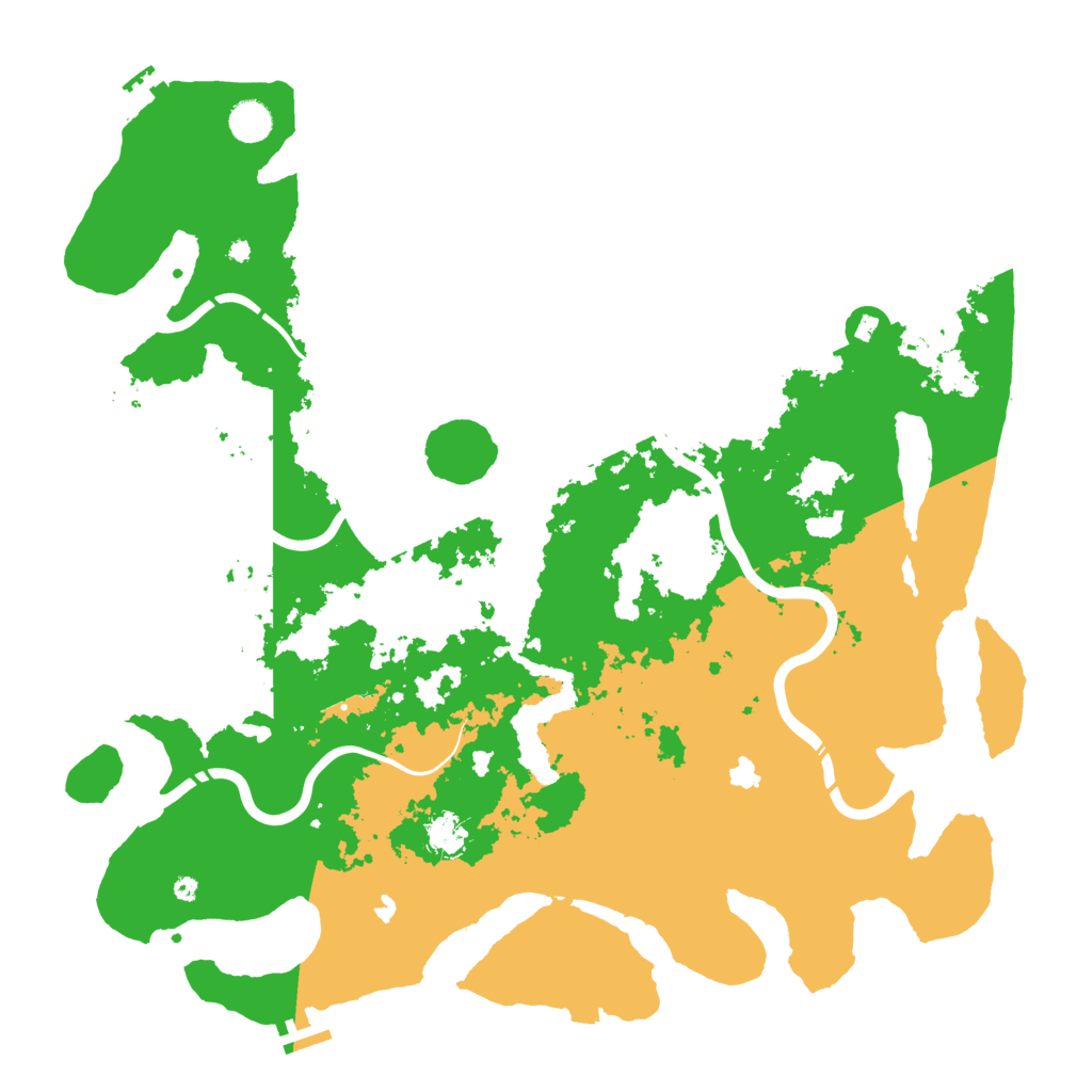Biome Rust Map: Procedural Map, Size: 4500, Seed: 646887780