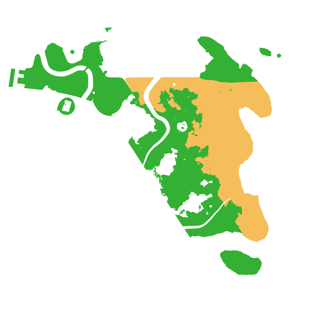 Biome Rust Map: Procedural Map, Size: 3000, Seed: 25550